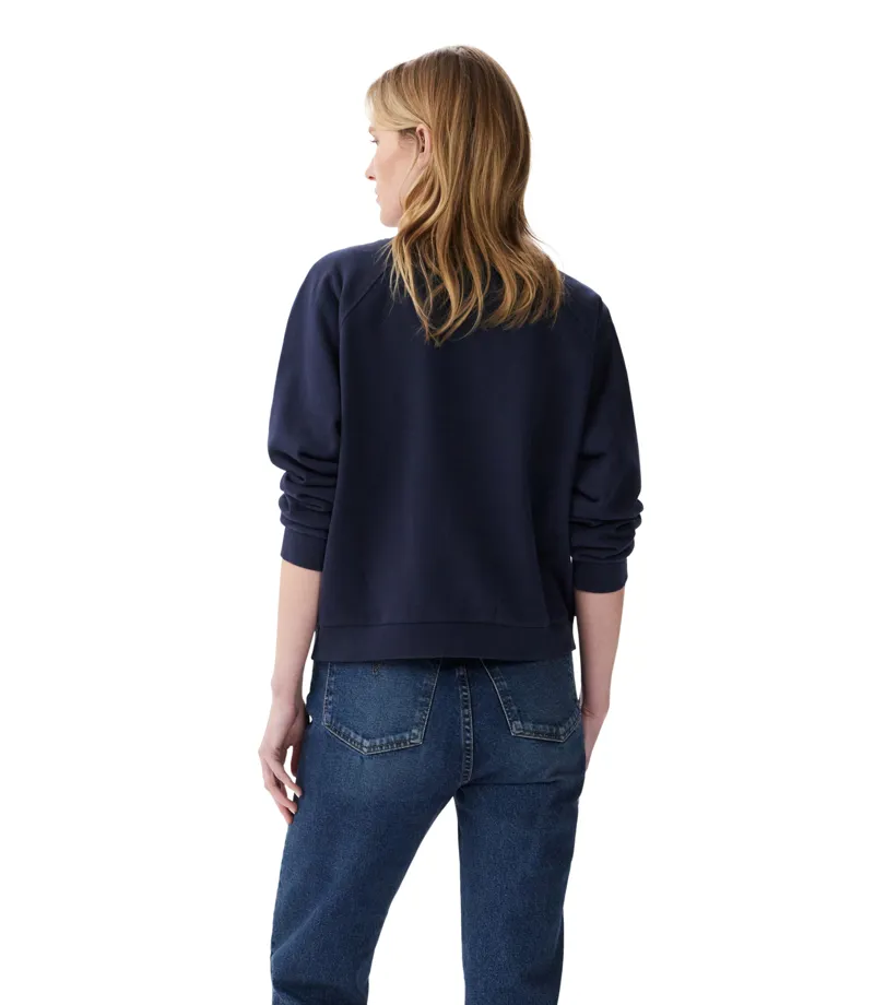 RM Williams Buck Easy Crew Jumper Navy-3
